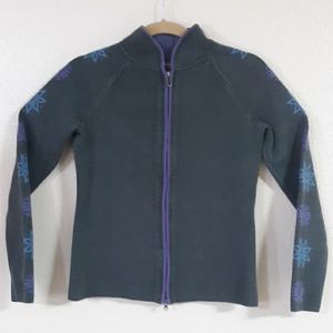 Eddie Bauer Sport knit Junior Jacket full Zip S